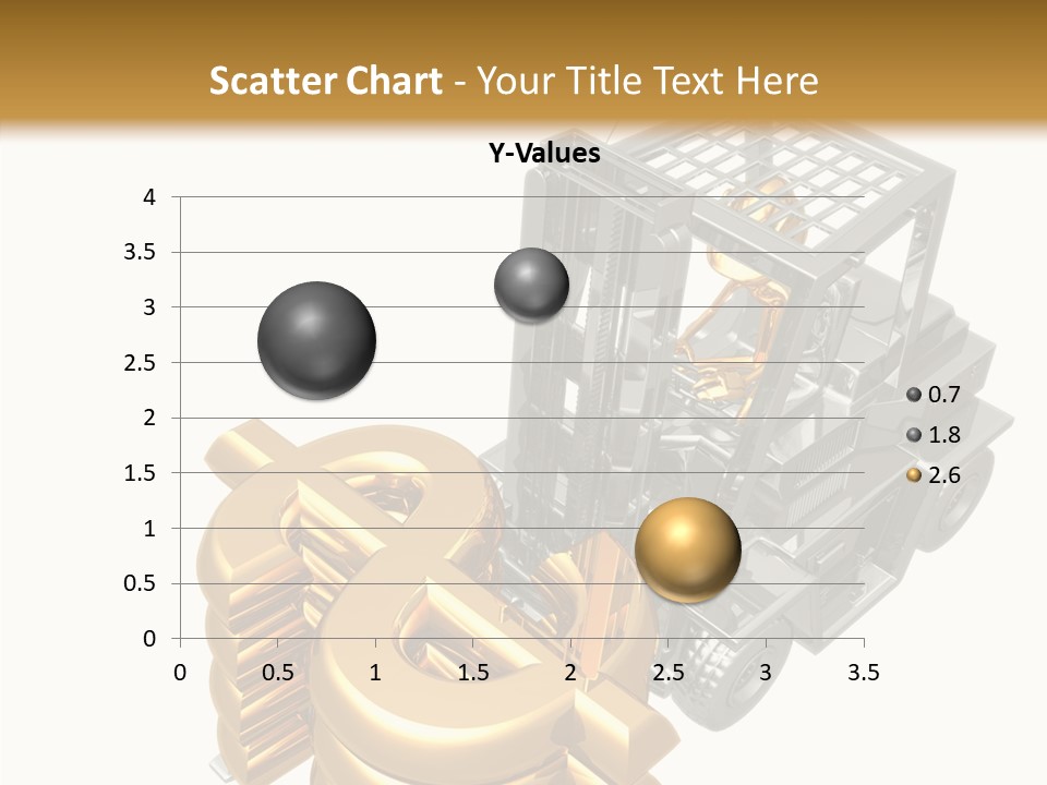 Art Value Forklift PowerPoint Template