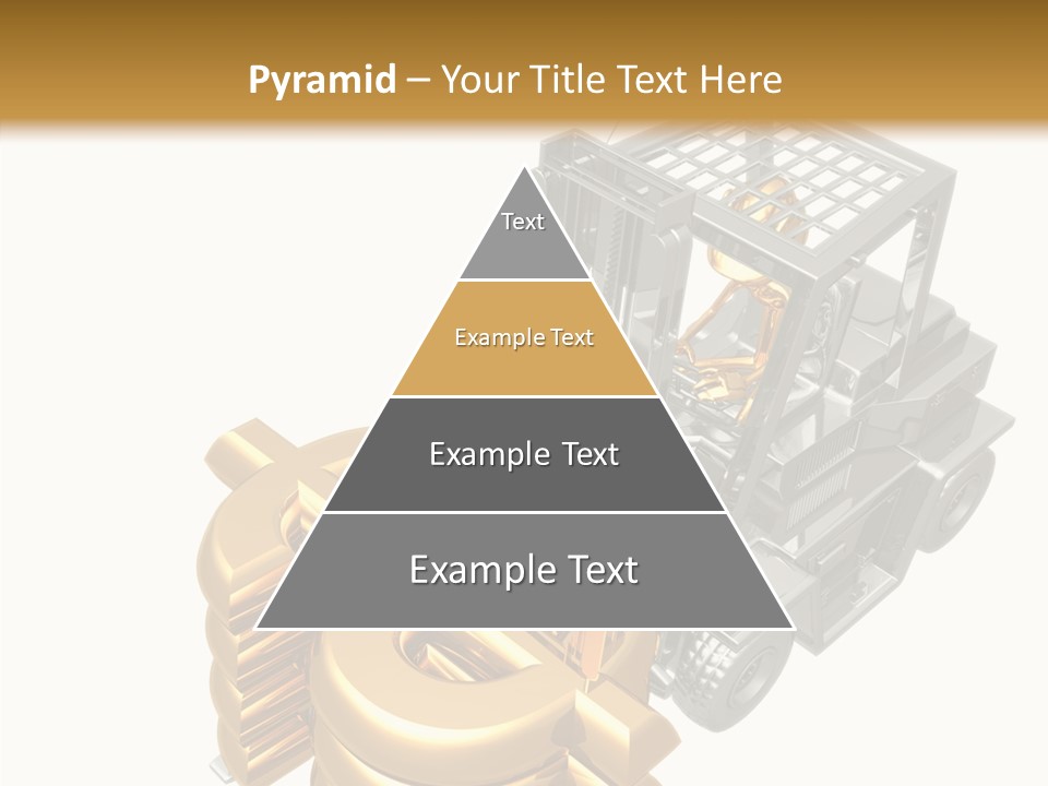 Art Value Forklift PowerPoint Template