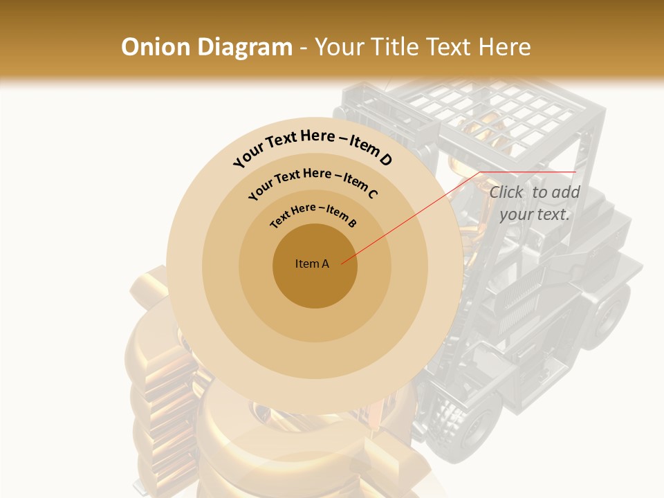 Art Value Forklift PowerPoint Template