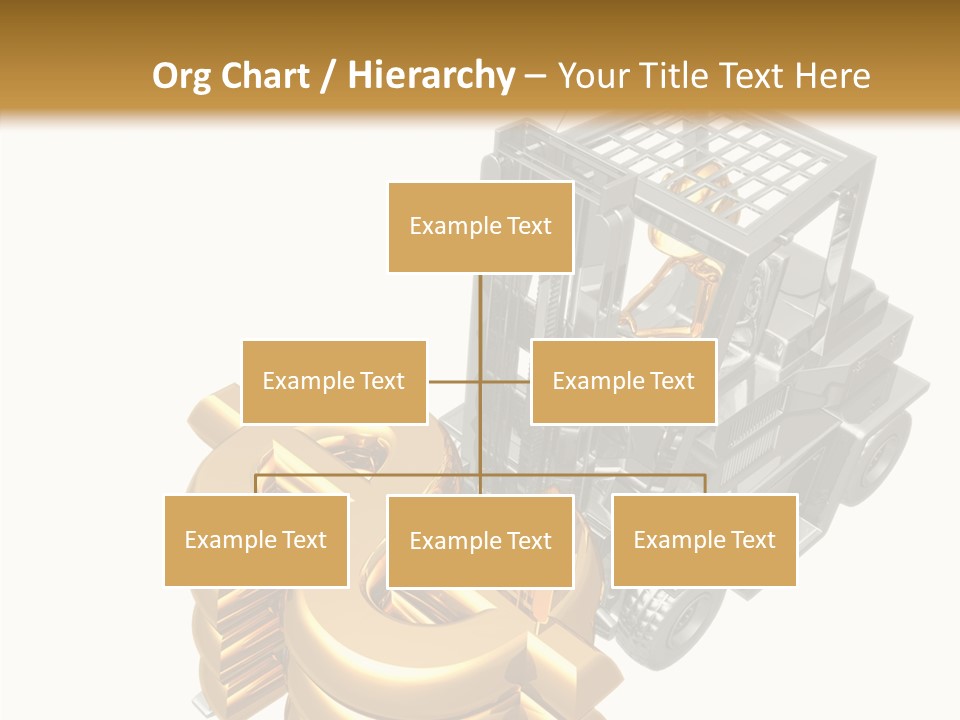 Art Value Forklift PowerPoint Template