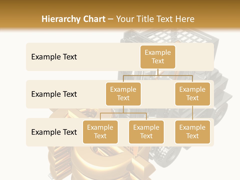 Art Value Forklift PowerPoint Template