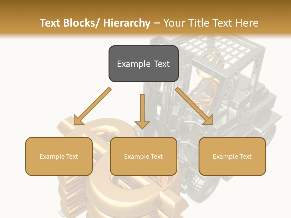 Art Value Forklift PowerPoint Template