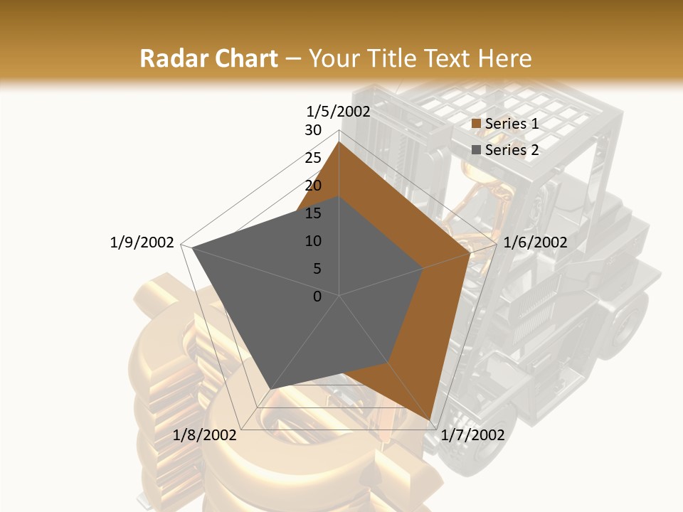 Art Value Forklift PowerPoint Template