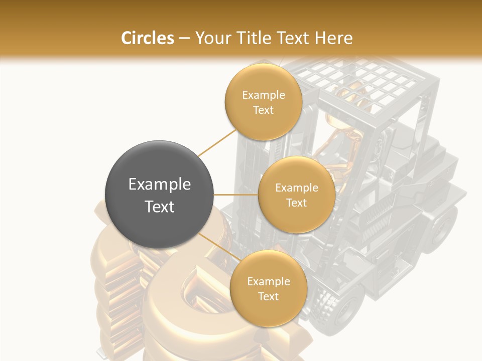 Art Value Forklift PowerPoint Template
