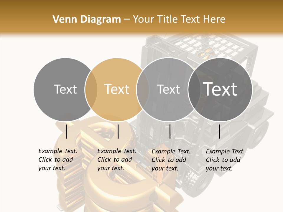 Art Value Forklift PowerPoint Template