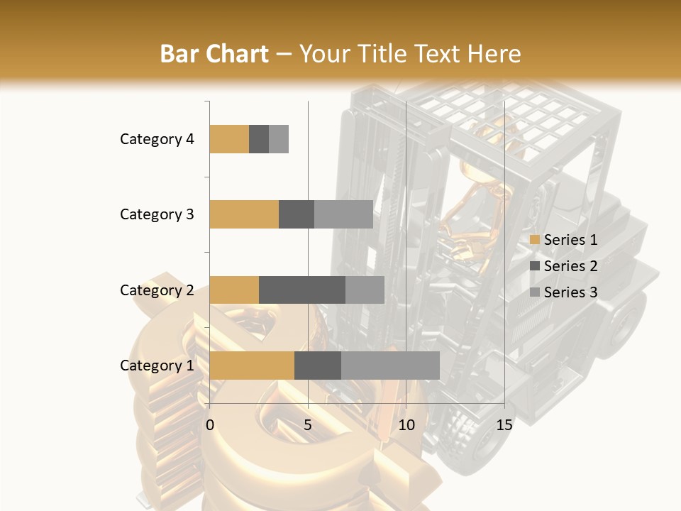 Art Value Forklift PowerPoint Template