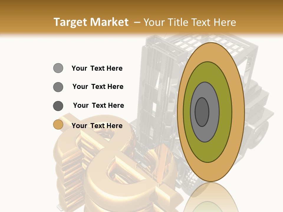 Art Value Forklift PowerPoint Template