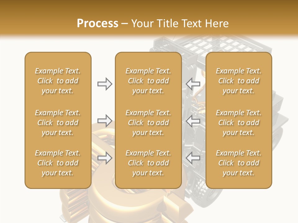 Art Value Forklift PowerPoint Template