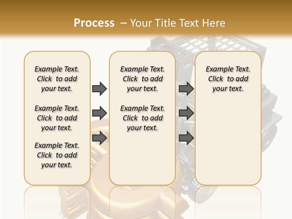 Art Value Forklift PowerPoint Template