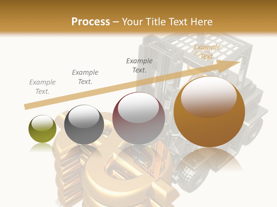 Art Value Forklift PowerPoint Template