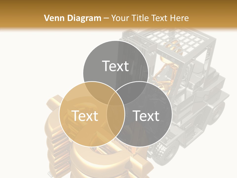 Art Value Forklift PowerPoint Template