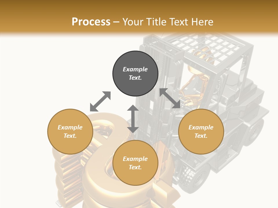Art Value Forklift PowerPoint Template