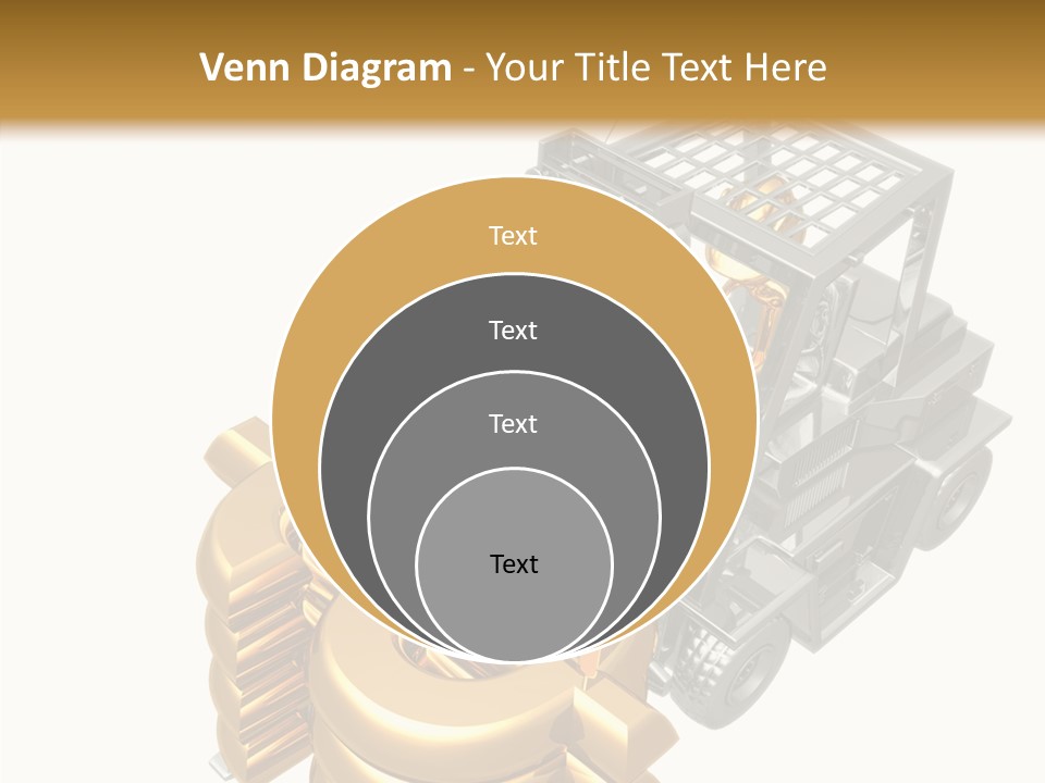 Art Value Forklift PowerPoint Template