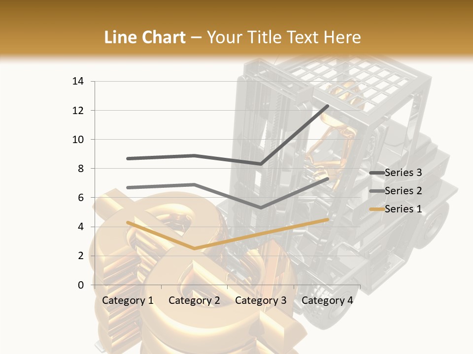 Art Value Forklift PowerPoint Template