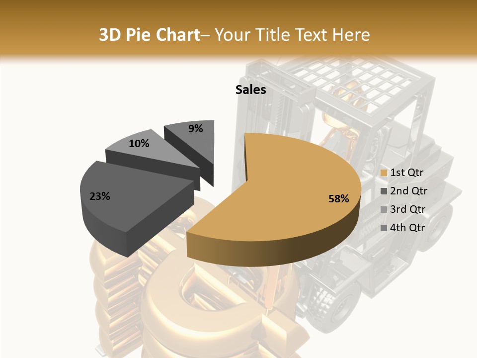 Art Value Forklift PowerPoint Template