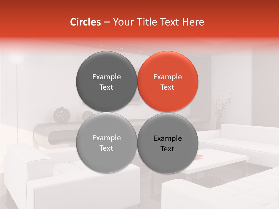 Cottage Furniture Manor PowerPoint Template