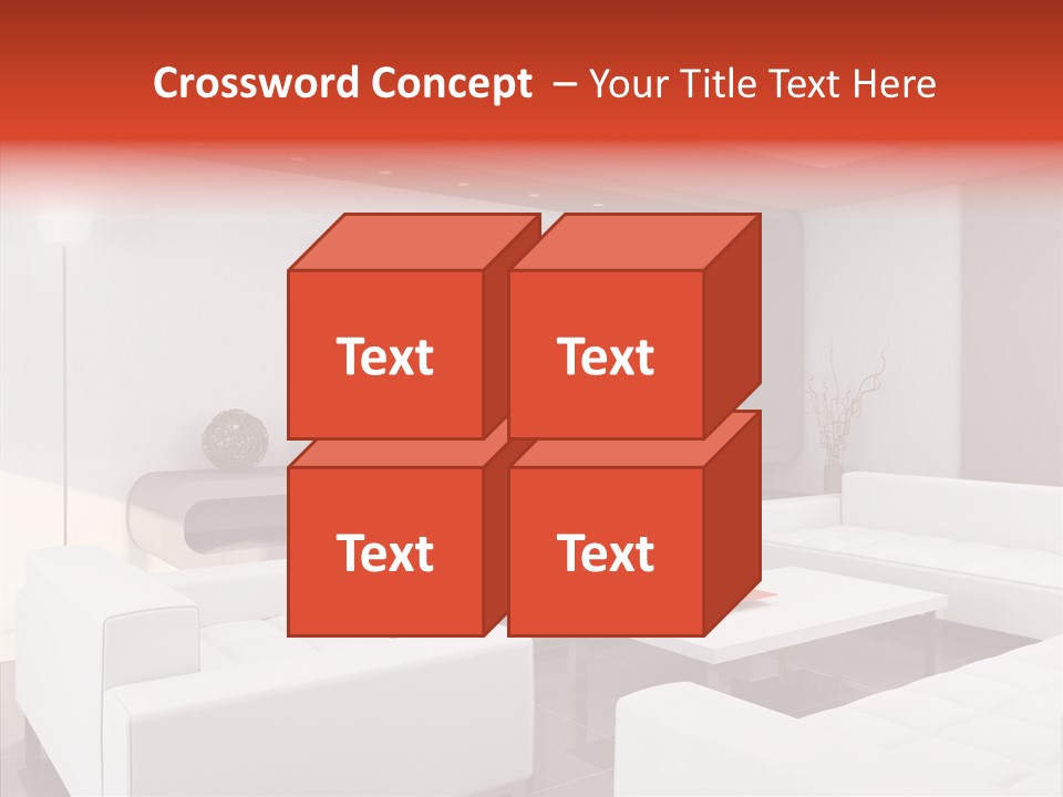 Cottage Furniture Manor PowerPoint Template