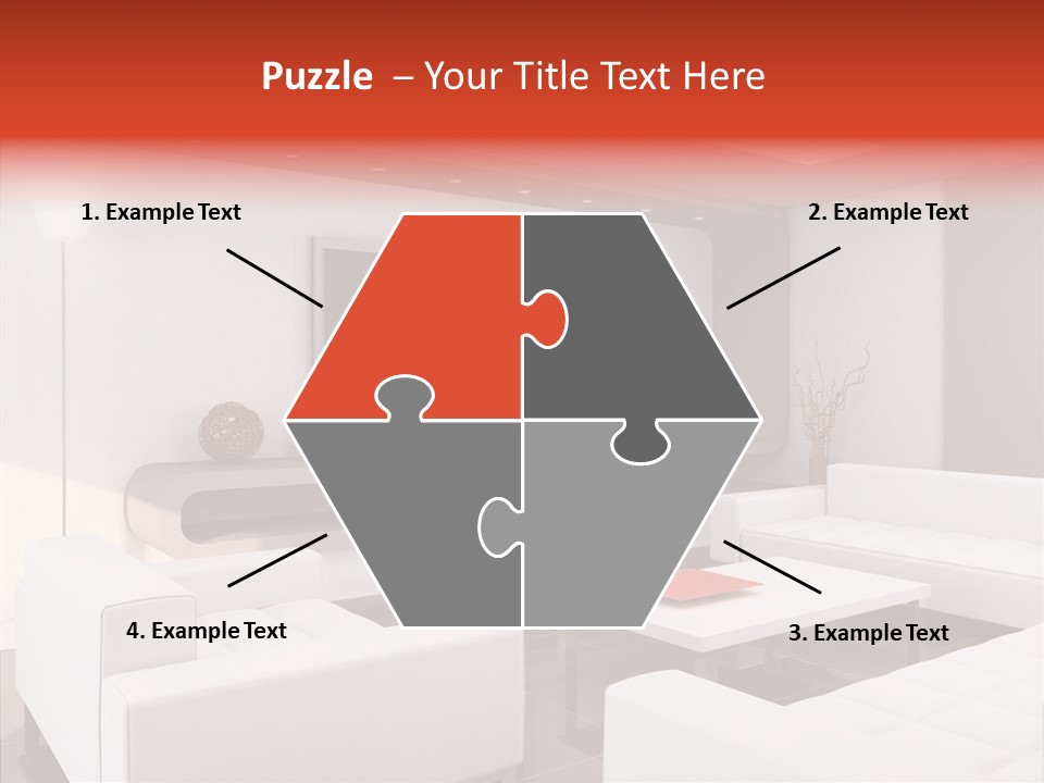 Cottage Furniture Manor PowerPoint Template