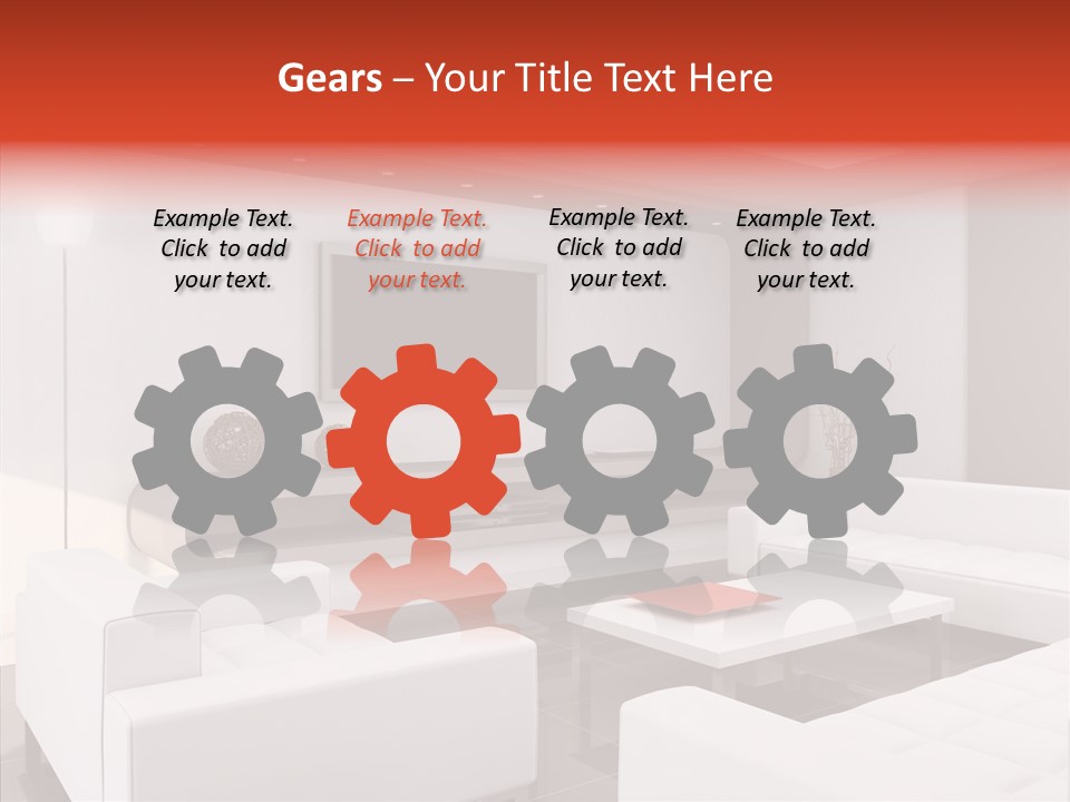 Cottage Furniture Manor PowerPoint Template