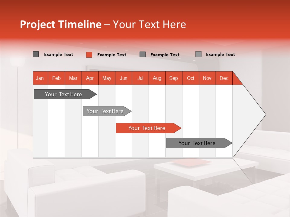 Cottage Furniture Manor PowerPoint Template