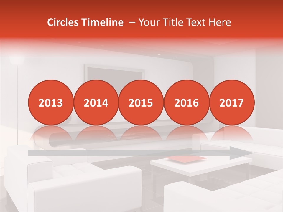 Cottage Furniture Manor PowerPoint Template