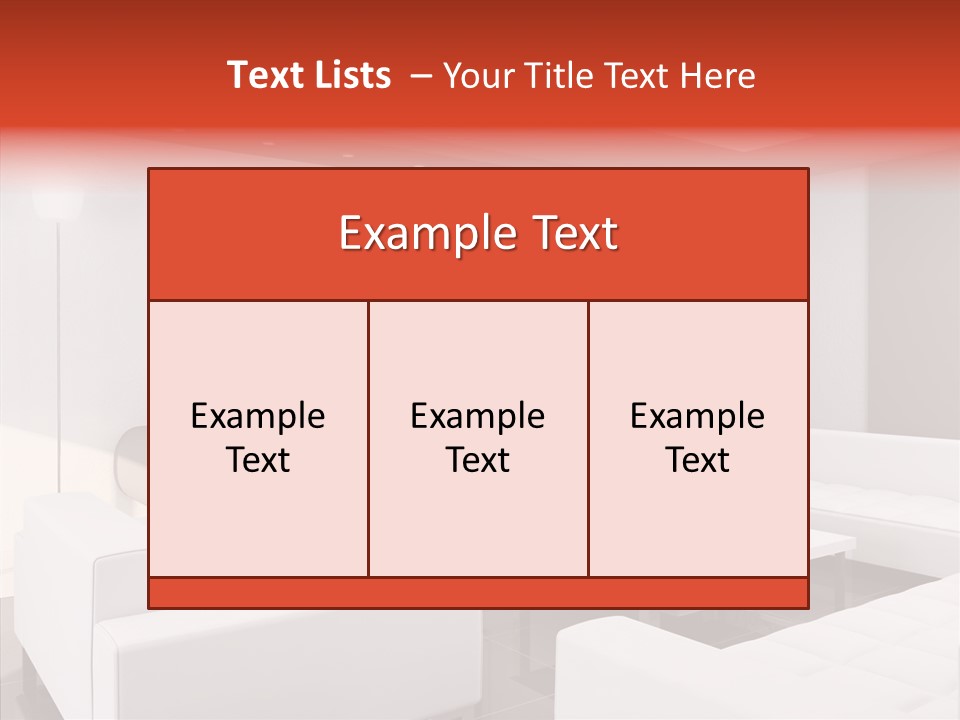 Cottage Furniture Manor PowerPoint Template