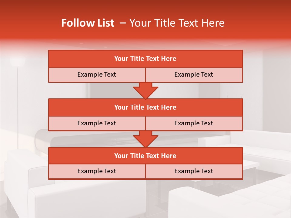 Cottage Furniture Manor PowerPoint Template
