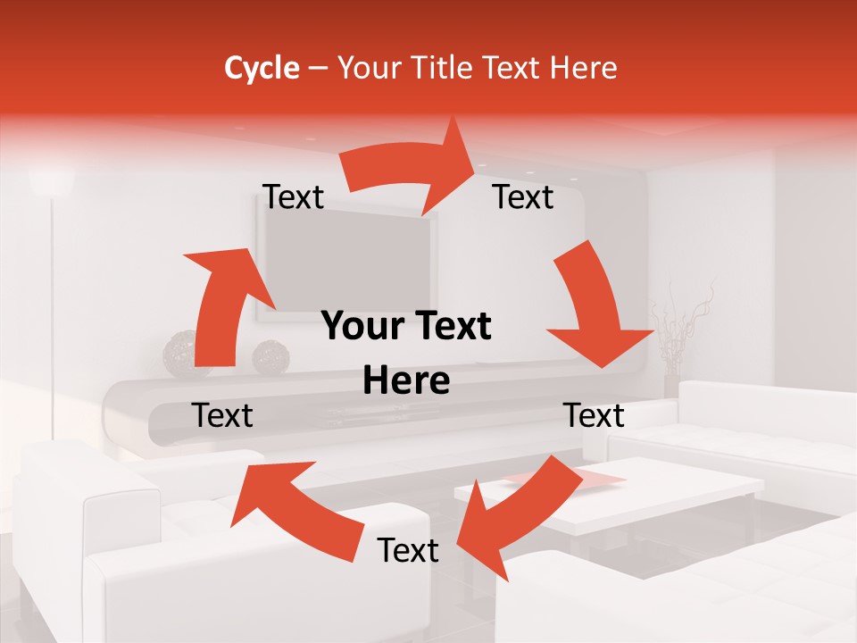 Cottage Furniture Manor PowerPoint Template