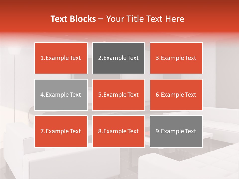 Cottage Furniture Manor PowerPoint Template