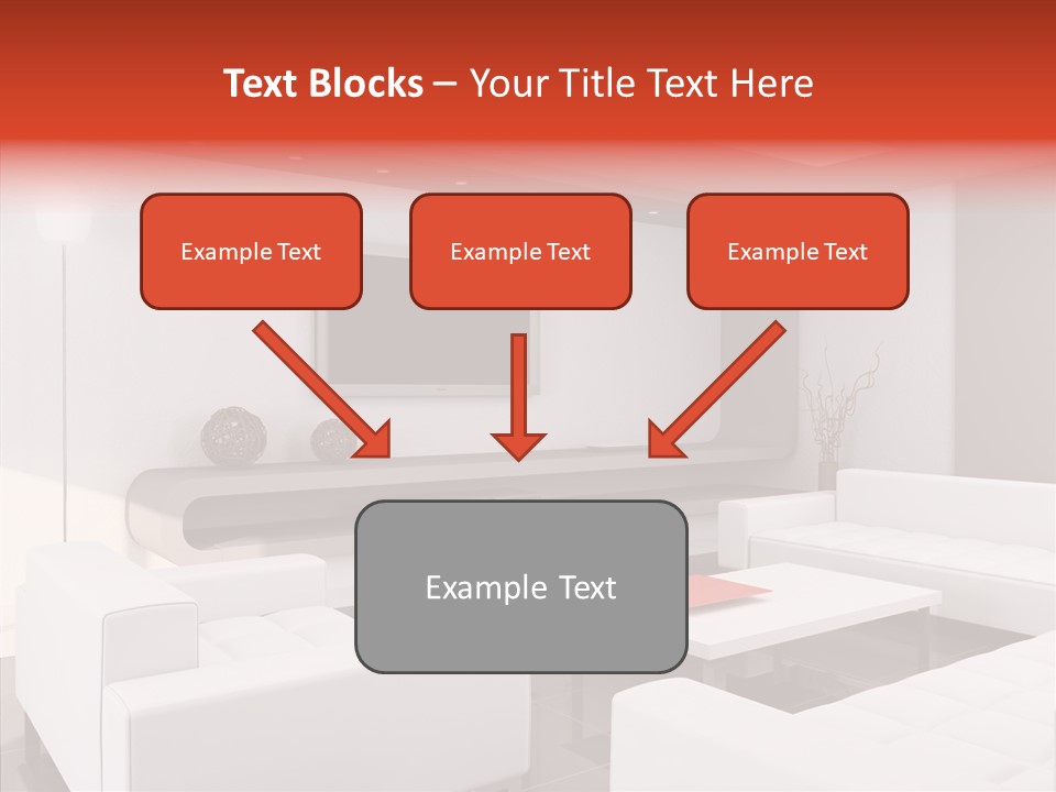 Cottage Furniture Manor PowerPoint Template