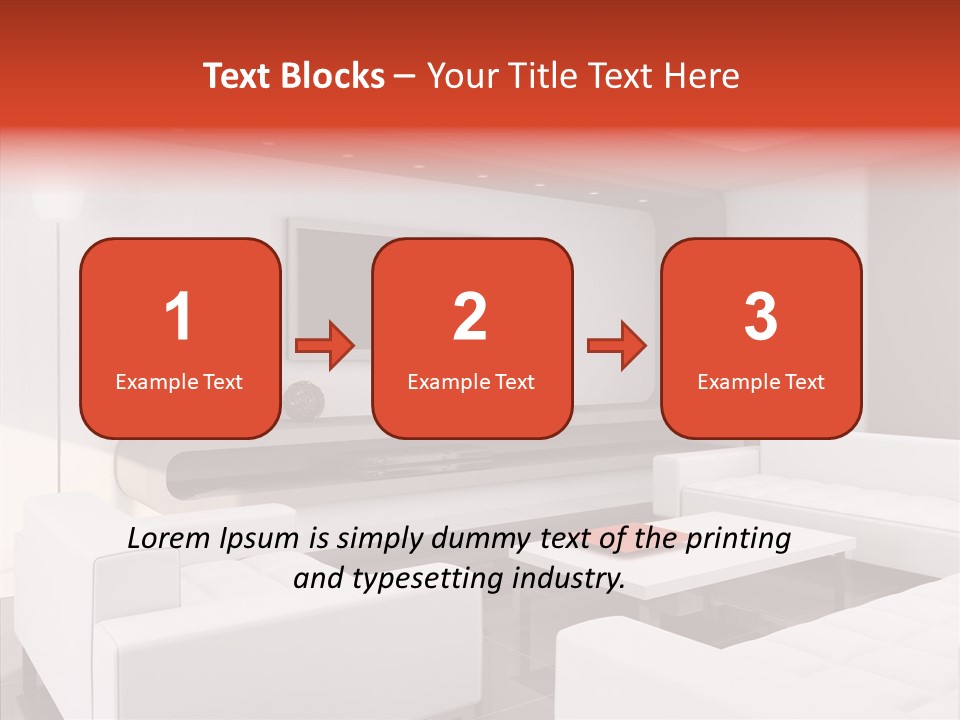 Cottage Furniture Manor PowerPoint Template