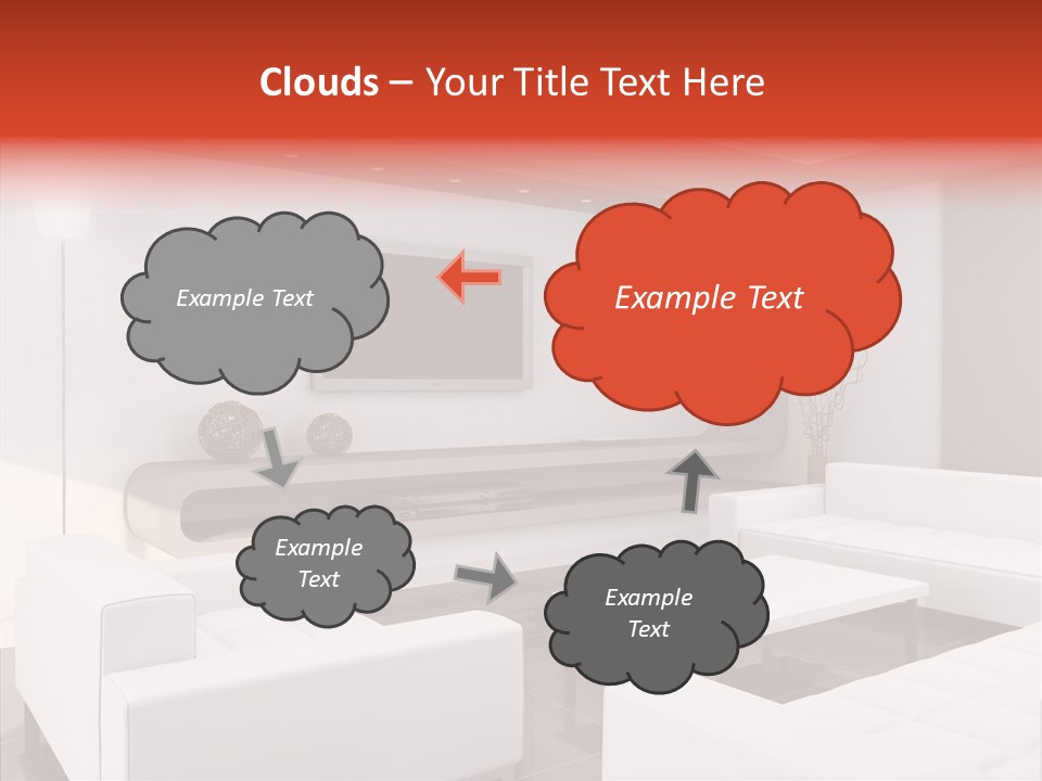 Cottage Furniture Manor PowerPoint Template