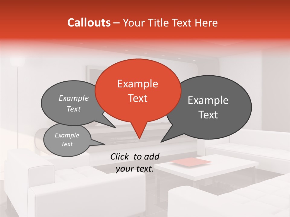Cottage Furniture Manor PowerPoint Template