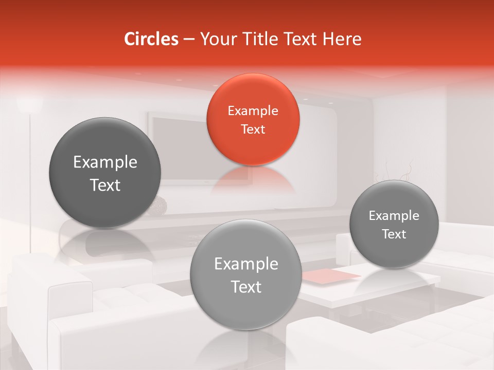 Cottage Furniture Manor PowerPoint Template