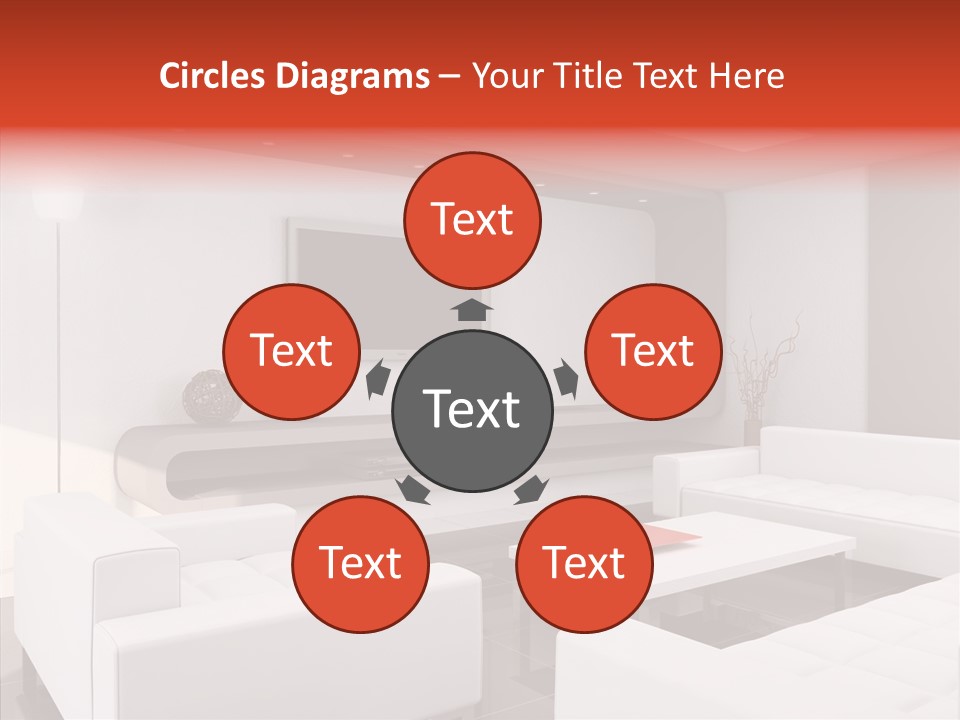 Cottage Furniture Manor PowerPoint Template