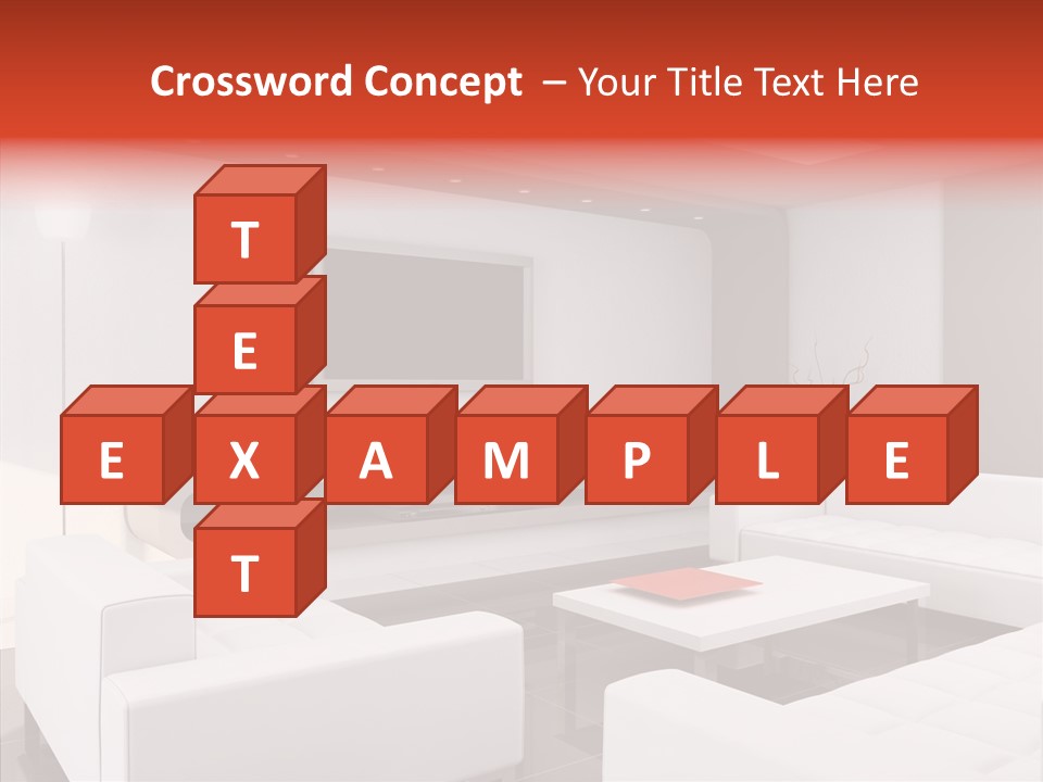 Cottage Furniture Manor PowerPoint Template