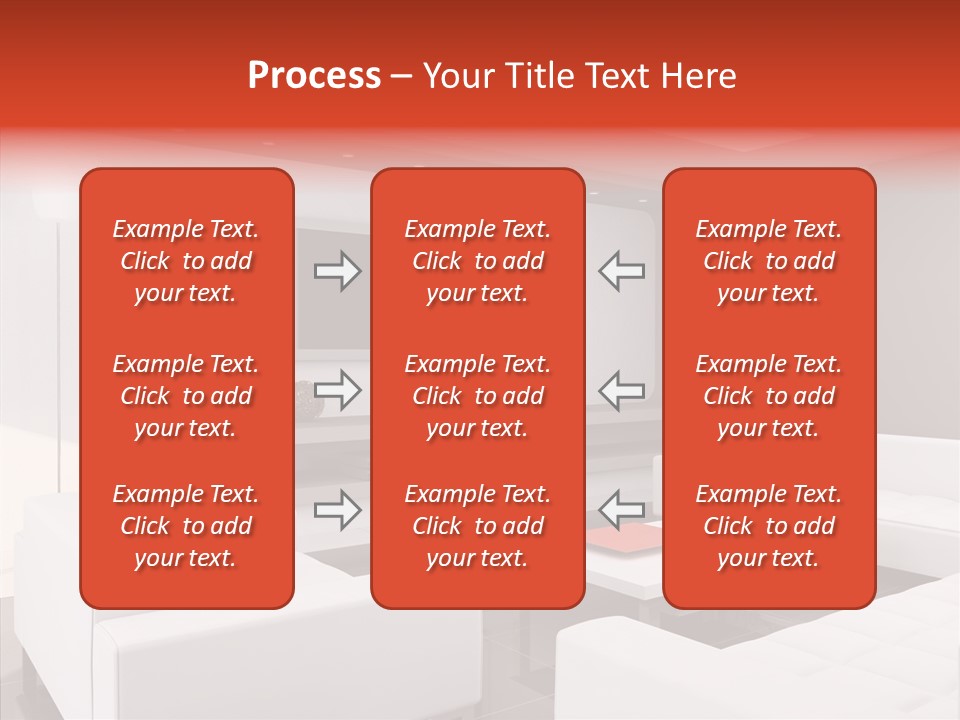 Cottage Furniture Manor PowerPoint Template