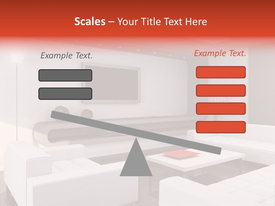 Cottage Furniture Manor PowerPoint Template