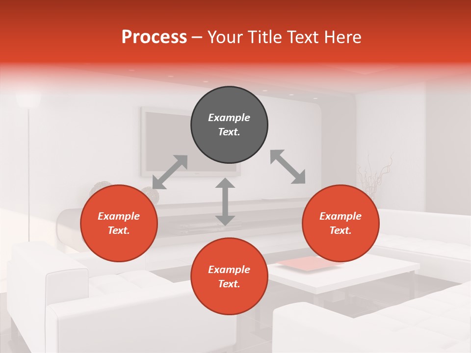 Cottage Furniture Manor PowerPoint Template