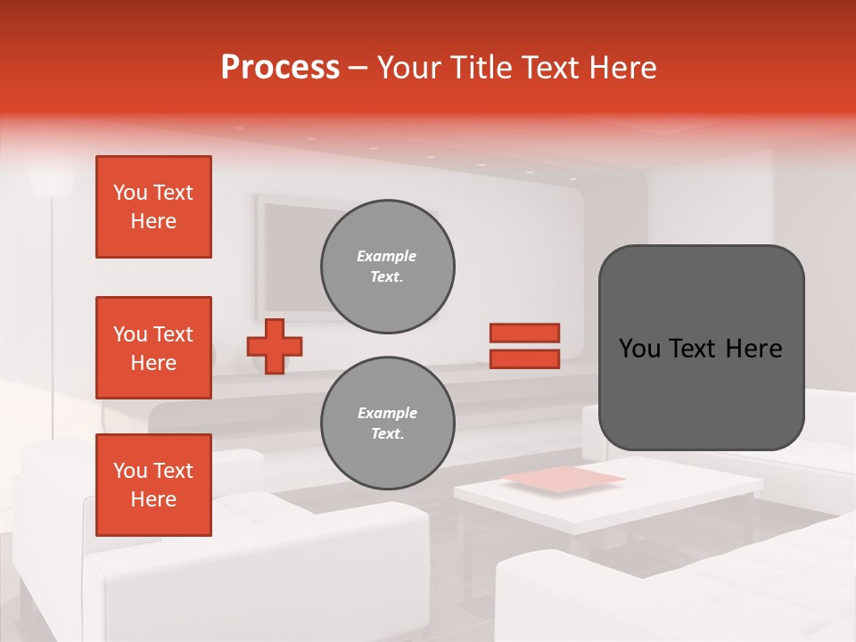 Cottage Furniture Manor PowerPoint Template