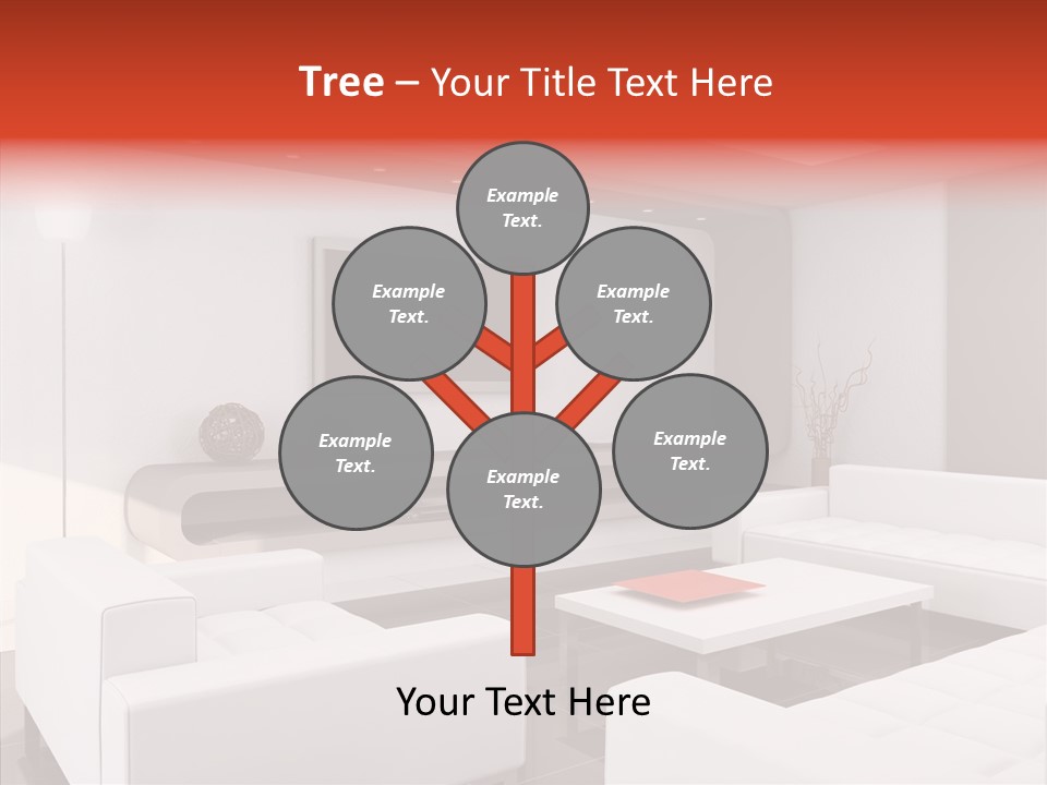 Cottage Furniture Manor PowerPoint Template