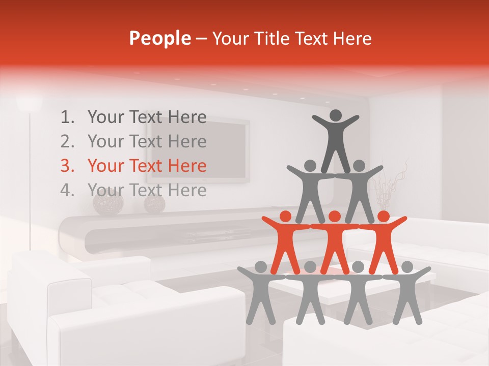 Cottage Furniture Manor PowerPoint Template