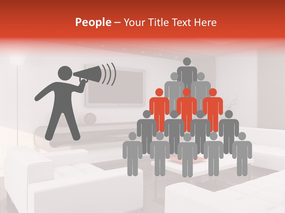 Cottage Furniture Manor PowerPoint Template