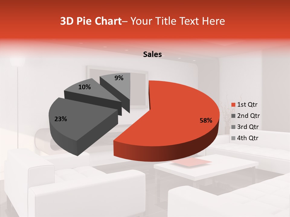 Cottage Furniture Manor PowerPoint Template