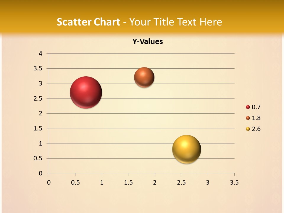 Ornament Drawing Placard PowerPoint Template