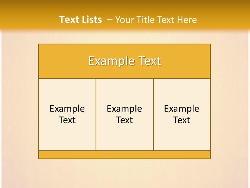 Ornament Drawing Placard PowerPoint Template