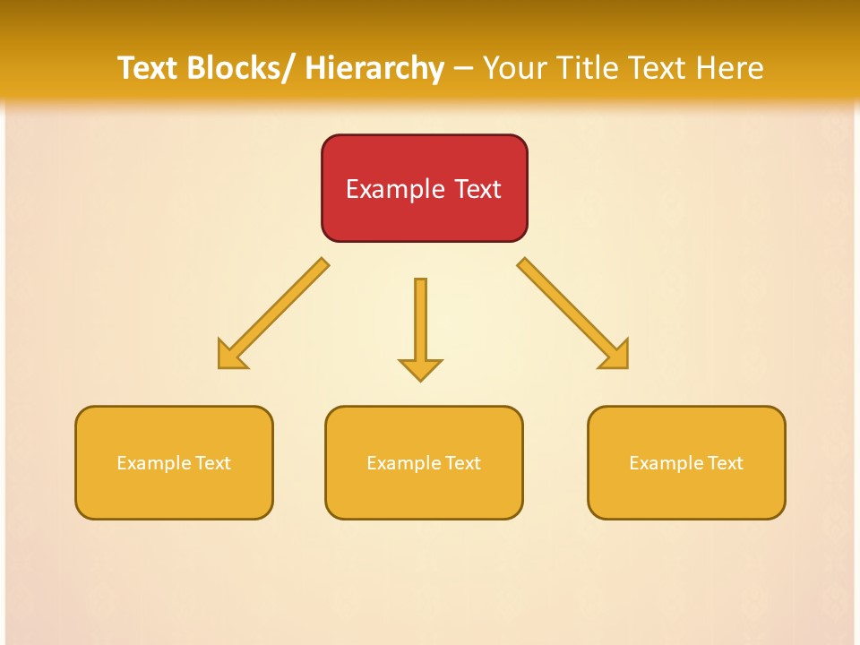 Ornament Drawing Placard PowerPoint Template