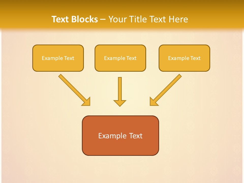 Ornament Drawing Placard PowerPoint Template
