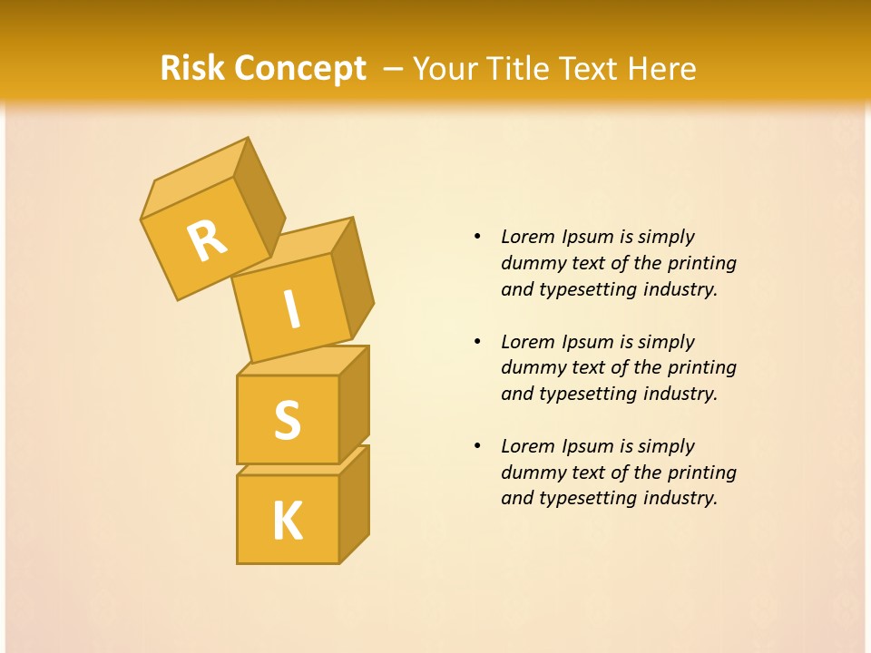 Ornament Drawing Placard PowerPoint Template