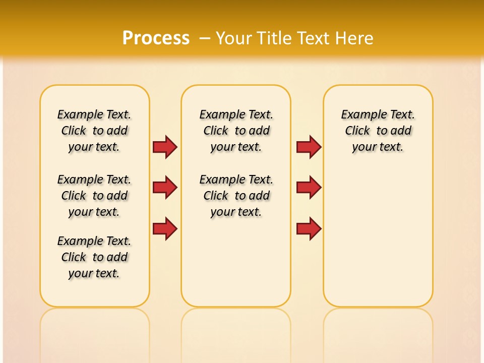 Ornament Drawing Placard PowerPoint Template